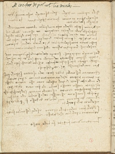 Code de vol des oiseaux, c. 1505-06, manuscrit sur papier, cc. 18, couverture II - Leonardo da Vinci